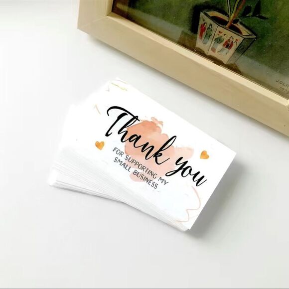 50pcs Thank You Cards Small Business 2.1 X 3.5” Thank You For Your Order Cards - Picture 3 of 5